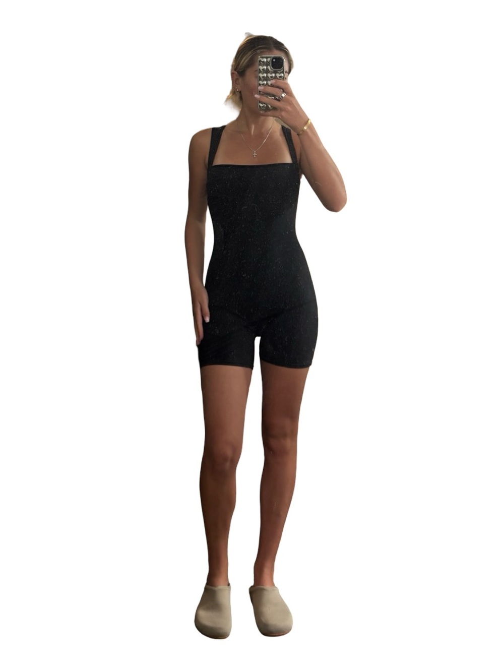 Amazon Black Stretch Playsuit